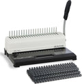 Binditek Binding Machine 19-Hole Comb Binder - Manual Punch & Bind