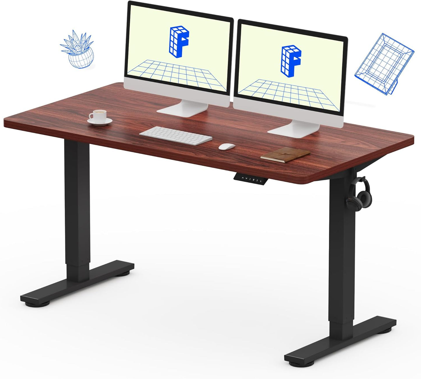FLEXISPOT EN1 Electric Height Adjustable Standing Desk for Home