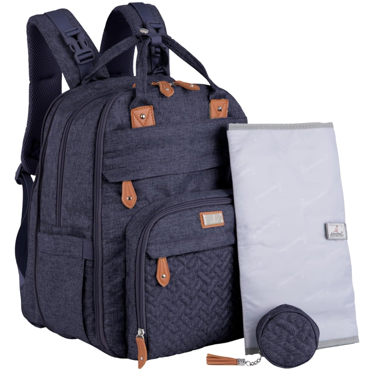 BabbleRoo Extra Large Diaper Bag Backpack for Busy Parents