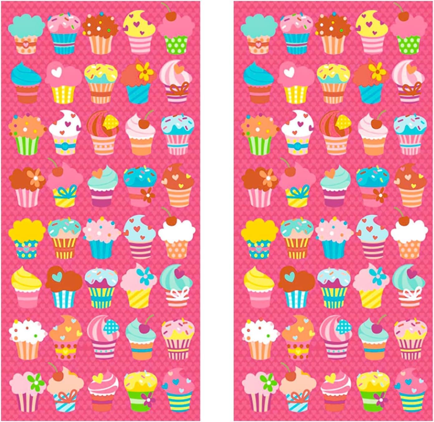 Quick Dry Ice Cream Beach Towels - 2 Pack
