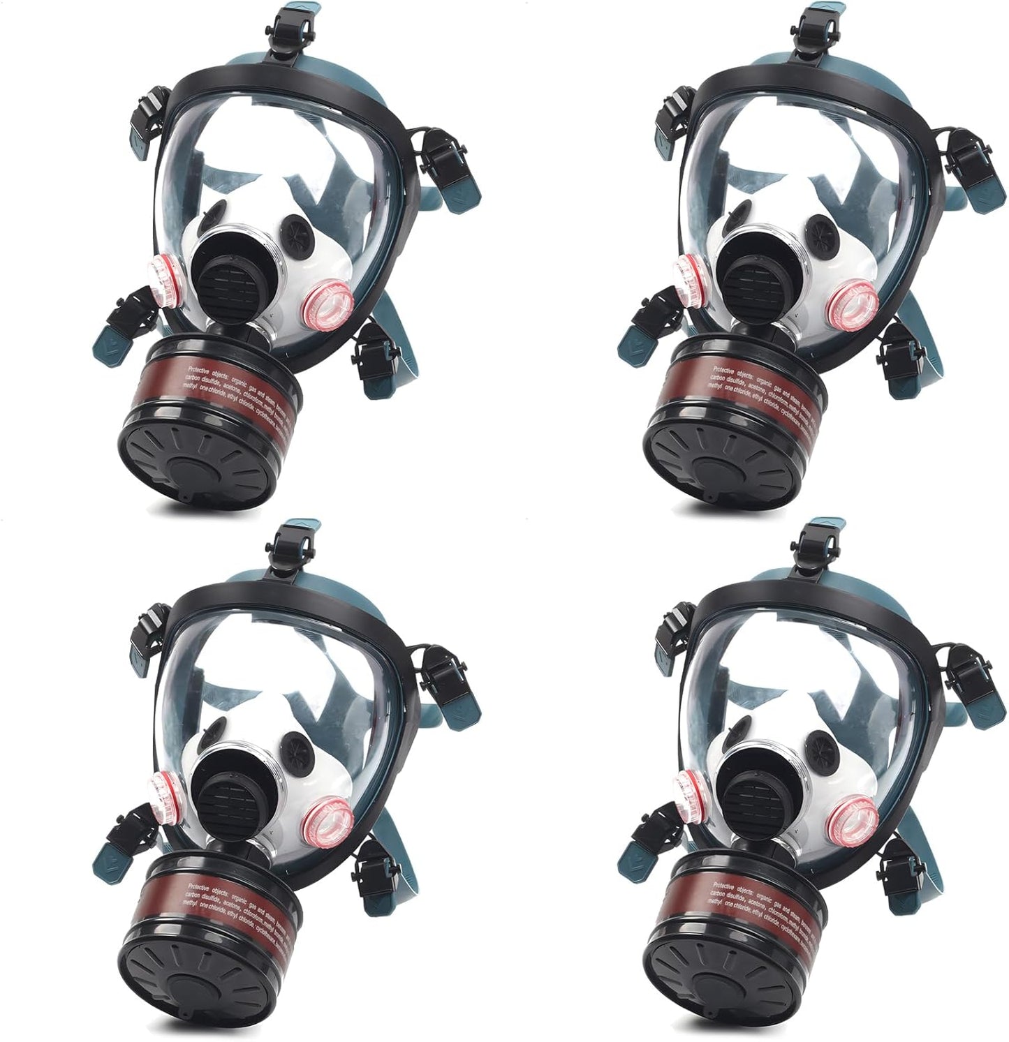 HANUU Gas Mask with 40mm Activated Carbon Filter for Safety