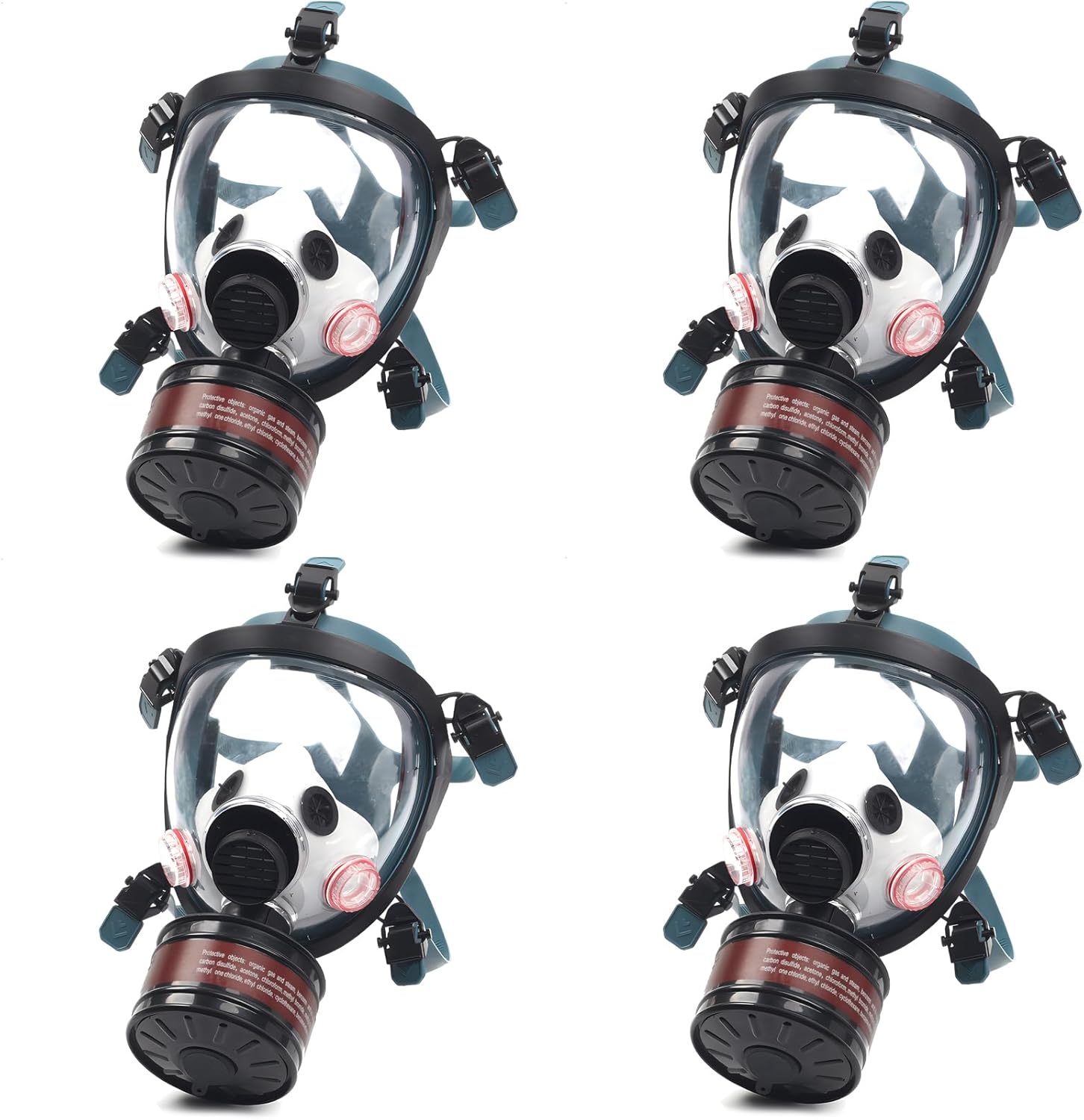 HANUU Gas Mask with 40mm Activated Carbon Filter for Safety