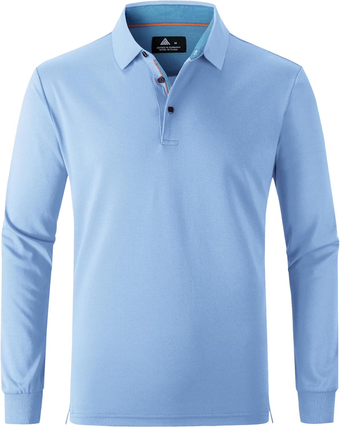 Moisture Wicking Long Sleeve Polo Shirts for Men - Stylish Comfort
