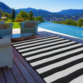 Plastic Straw Patio Rug 6ftx9ft - Reversible Waterproof Outdoor Mat