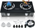 Propane Stove 2 Burner Gas Stove with Auto Ignition for Outdoor