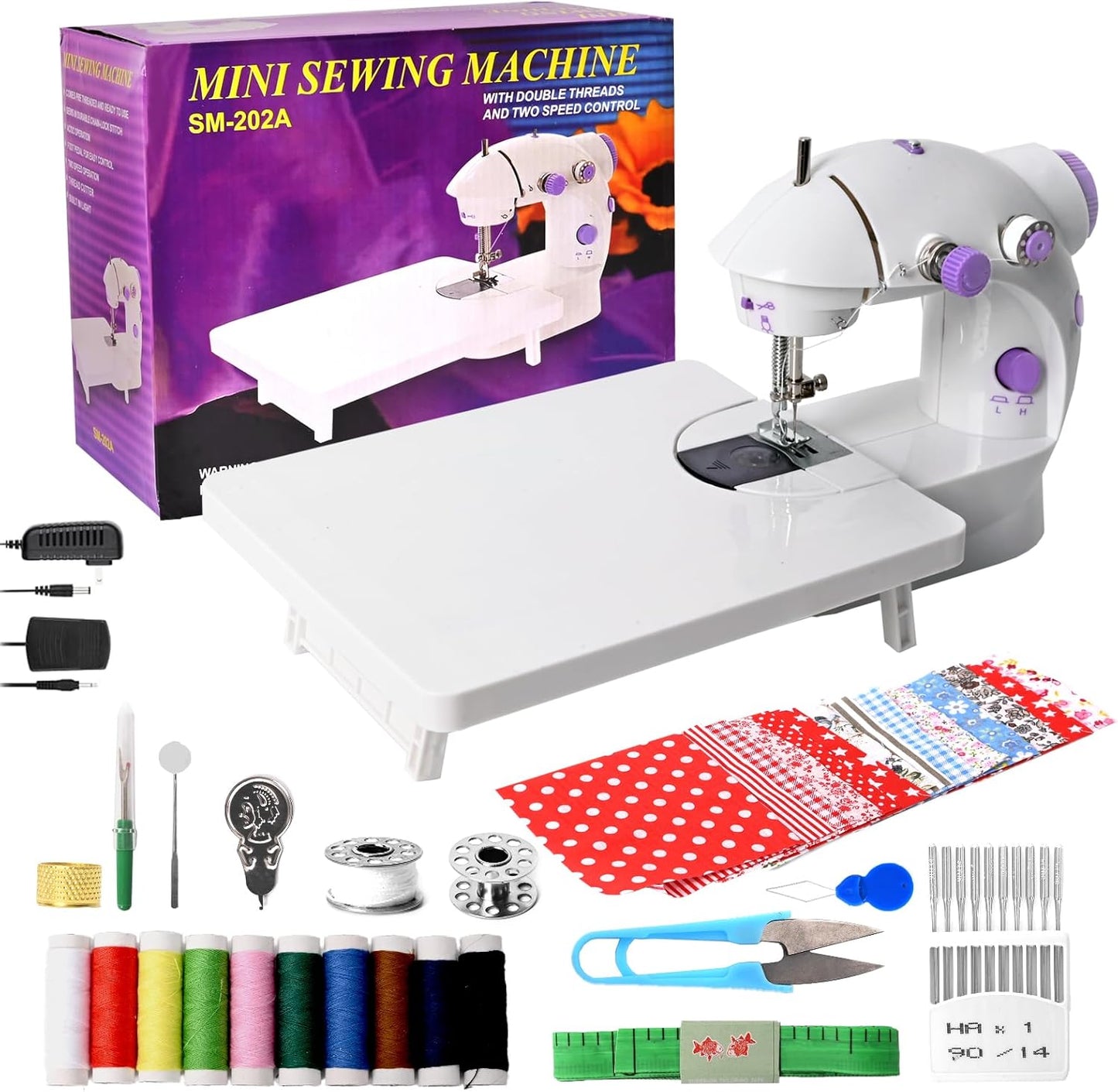 Portable Dual-Power Mini Sewing Machine - Creative Fun!