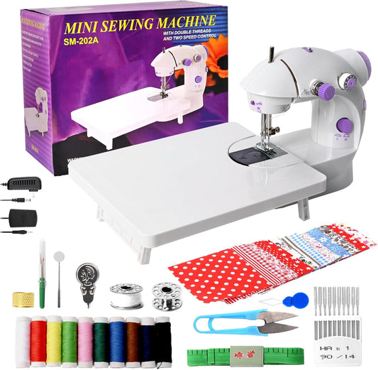 Portable Dual-Power Mini Sewing Machine - Creative Fun!