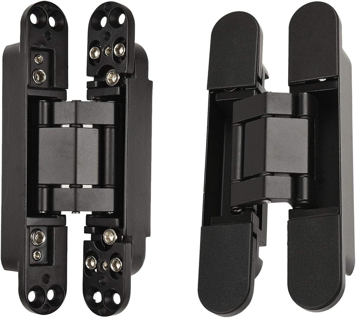 TamBee 6in Hidden Door Hinges for Seamless Concealed Installation