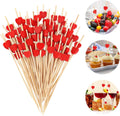 Valentine's Day Red Heart Cocktail Picks - Love Your Appetizers!
