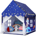 Space Kids Tent Indoor with Star Lights and Mat - Imaginative Play