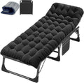 Folding Camping Cot for Adults - Heavy Duty 500lb Capacity