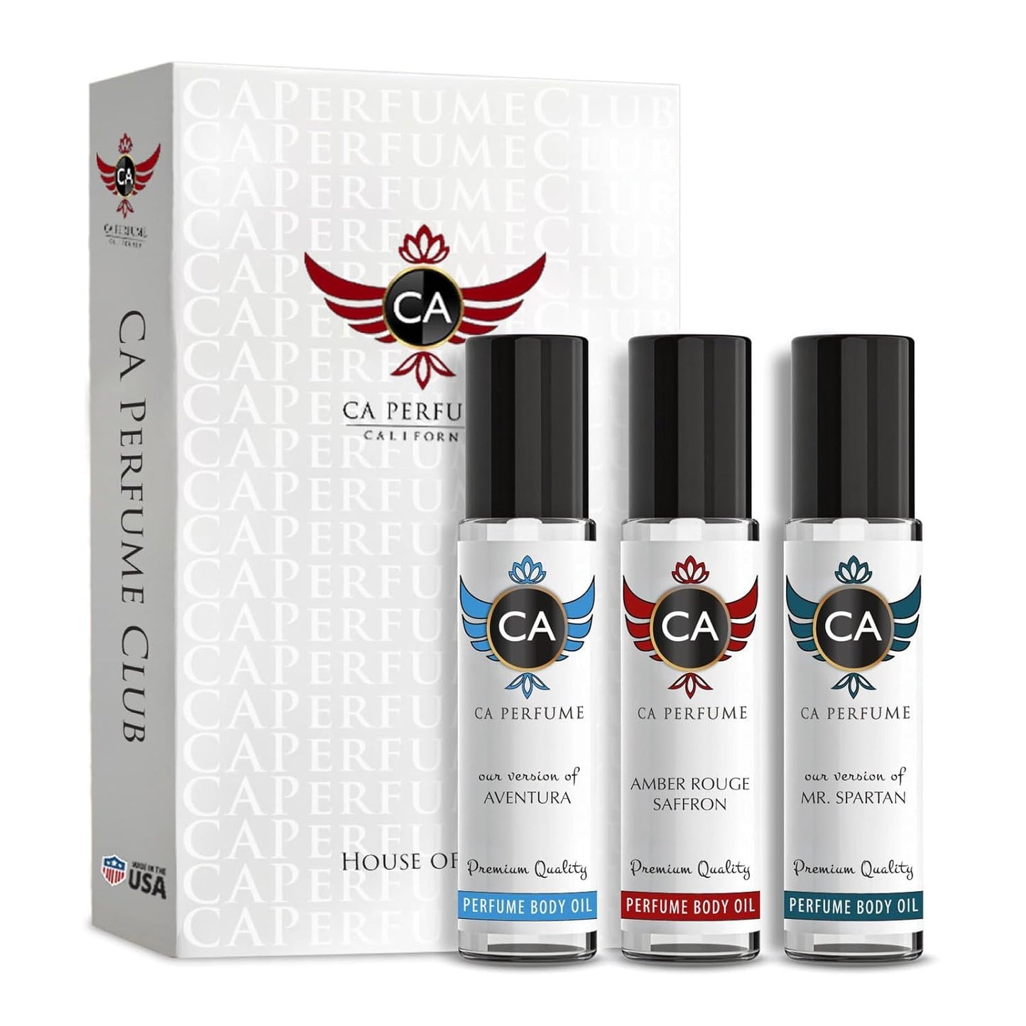 CA Perfume Discovery Set Cologne for Men Travel Size TSA Ready