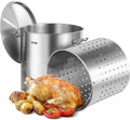Stainless Steel Stockpot 84 QT - Large Commercial Cooking Pot