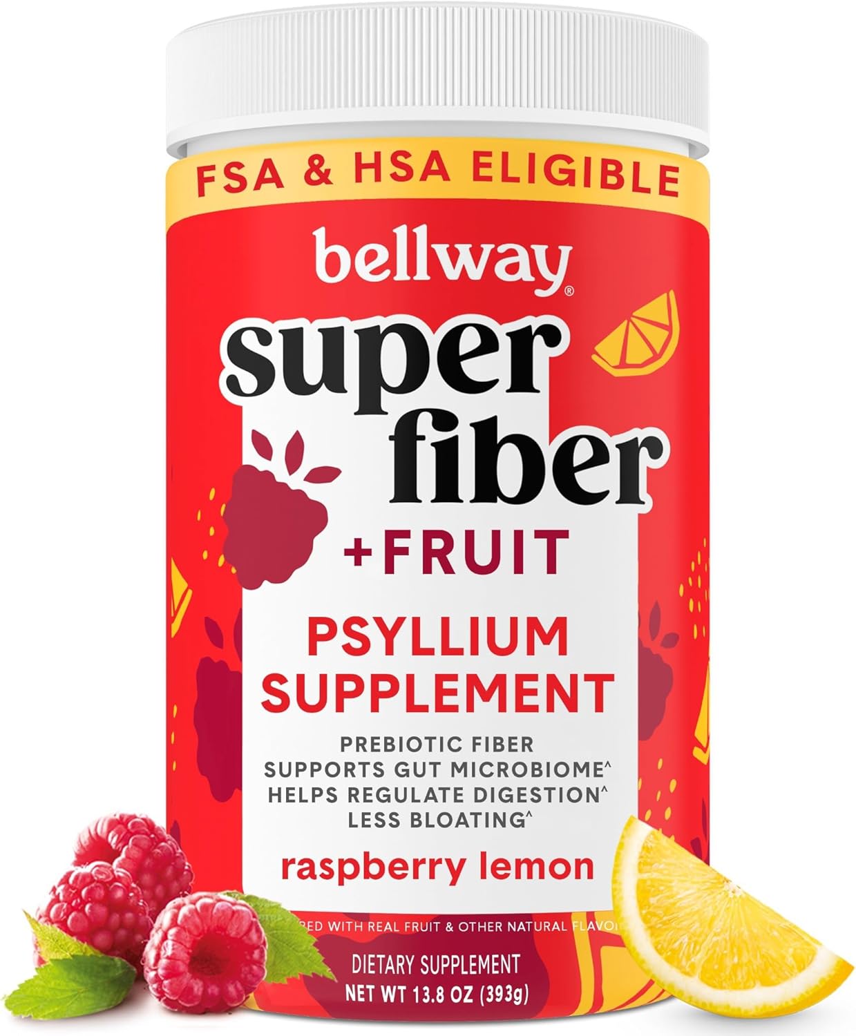 Bellway Super Fiber Powder for Digestive Health & Regularity