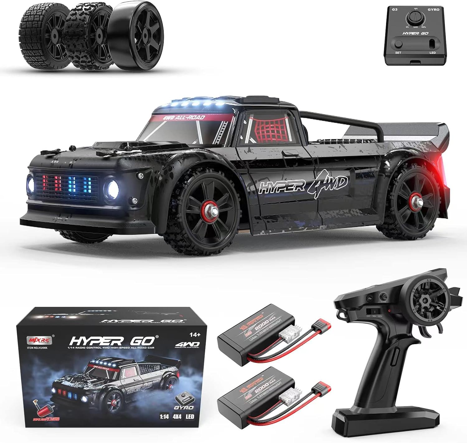 HYPER GO 14301 V3 Brushless RC Drift Car for High-Speed Fun