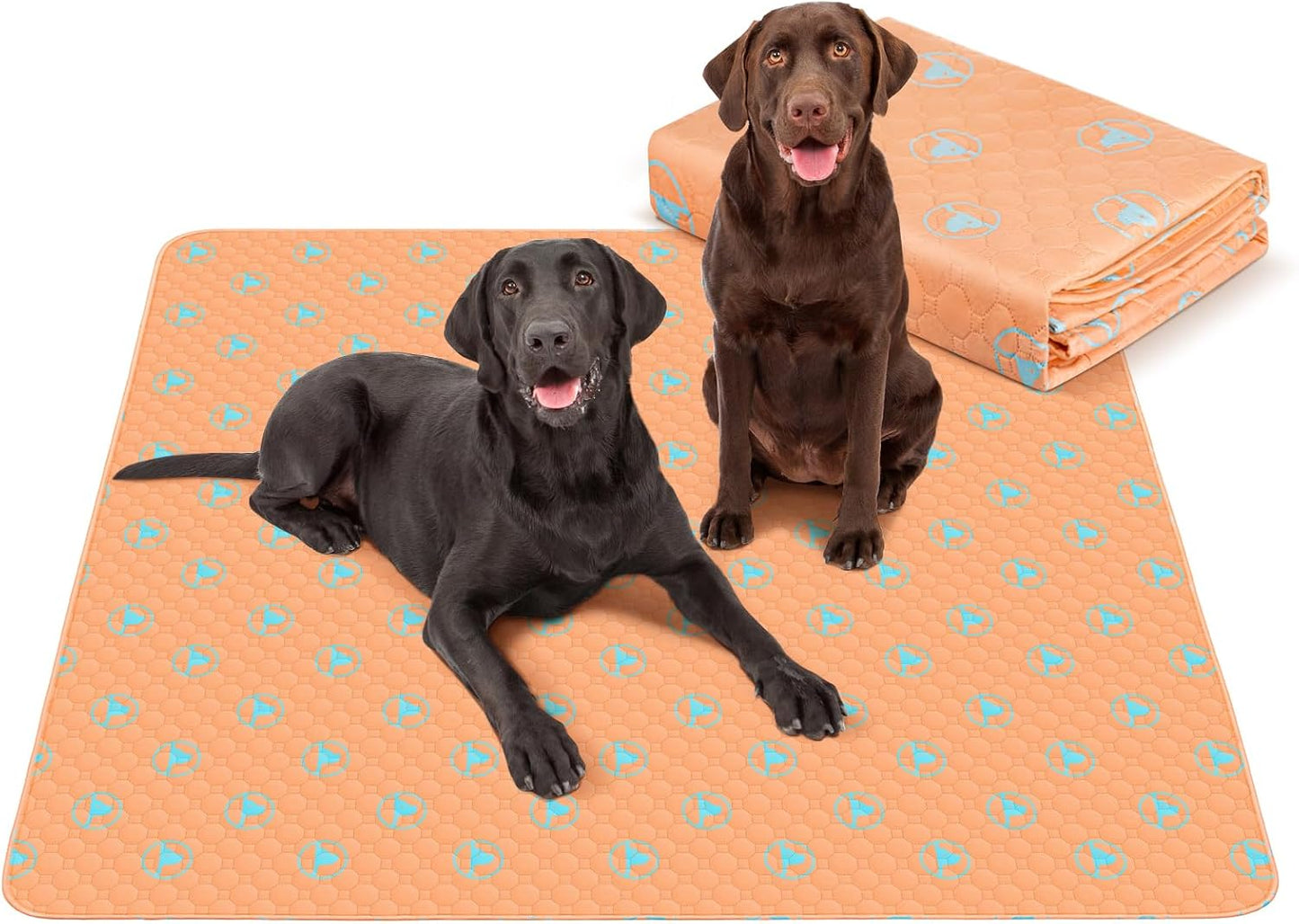 PJYucien Washable Pee Pads for Dogs - Leak-Proof 71in x 71