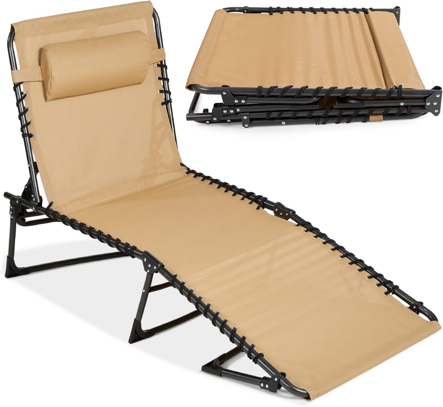 Best Choice Products Portable Outdoor Folding Recliner Chair