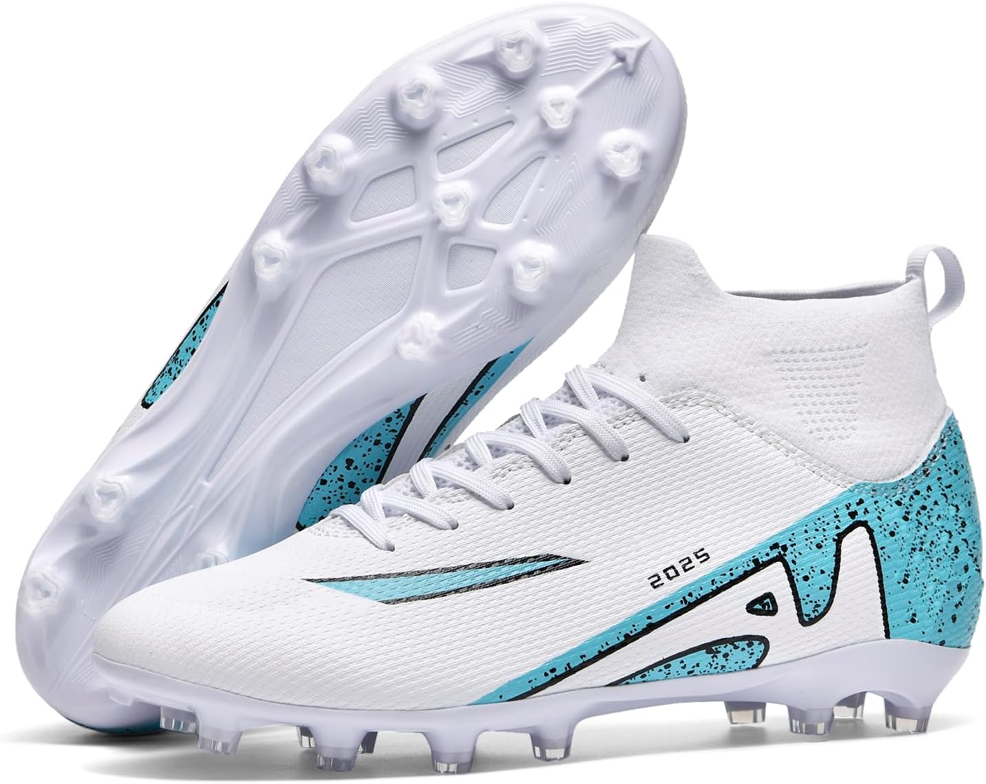 Men's Soccer Shoes High-Tops Non-Slip Spikes for All Sports