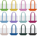 Mini Canvas Tote Bags Sublimation Small Tote Shopping Bag Pack - 12
