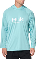 HUK Mens Pursuit Vented Long Sleeve Hoodie for Men - UPF 50 Sun