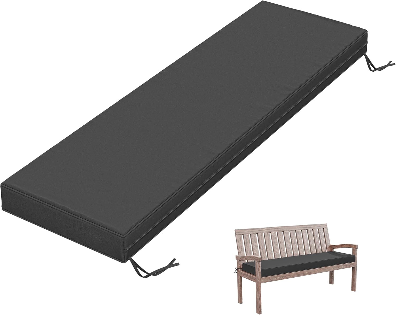 Outdoor Bench Cushion 60 X 18 X 3.5 Inch Thick Waterproof