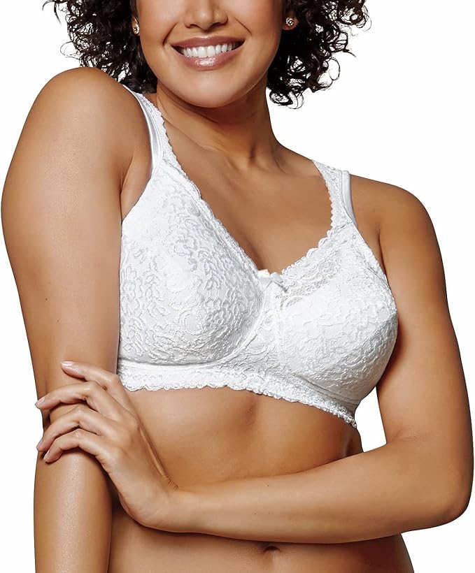 Playtex Women's 18 Hour Airform Comfort Lace Wirefree Bra Review