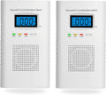 Combination Gas & Carbon Monoxide Detectors 2 Pack - Plug-in Safety
