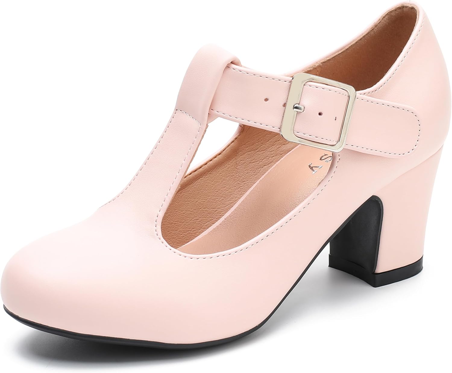 Stylish Women's T-Strap Mary Jane Pumps for Any Occasion