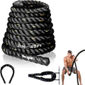 Battle Ropes 1.5/2 in for Home Gym and Cross-Training - Durable