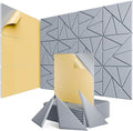12 pack Acoustic Panels 12x12x0.4 in Sound Proof Foam Panels - Echo