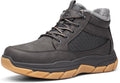 Men's Waterproof Winter Snow Boots - Lightweight Insulated Chukka