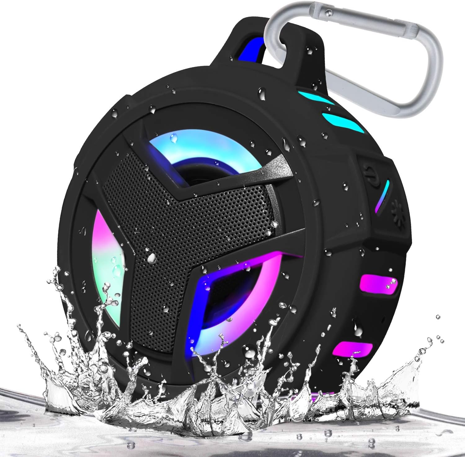 Waterproof Bluetooth Speaker with LED Light