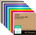 Cricut Value Iron-On Rainbow Sampler - 40 Sheets of HTV