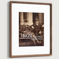 Heimlove 16x20 Picture Frame Natural Walnut - Handmade Wood Frame
