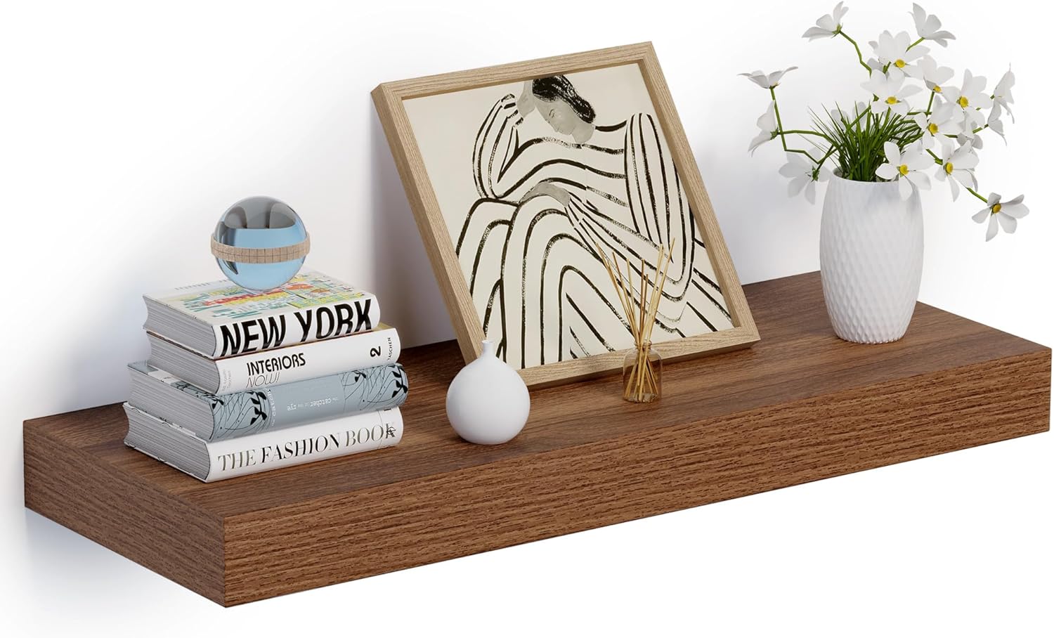 Deep Floating Shelves for Wall Decor - Versatile Storage Solution