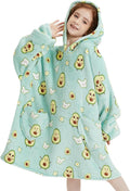 Wearable Blanket Hoodie for Kids - Oversized Sherpa Comfort