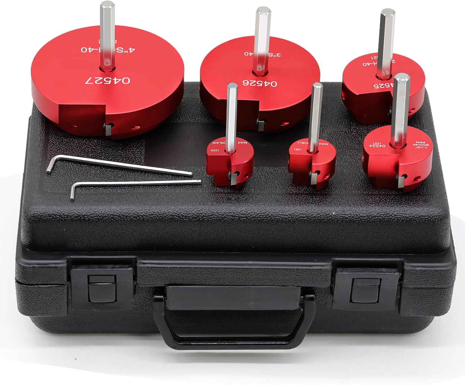 PVC Pipe Reamer Set - 6 Piece Plastic Fitting Saver Kit
