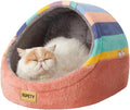 Rainbow Cat Cave Bed M(16x16x13)