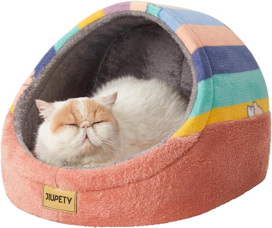 Rainbow Cat Cave Bed M(16x16x13)