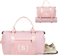 Gym Bag for Women Personalized Duffle Bag with Shoe Compartment