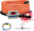 15FT Self-Regulating Heat Tape with Thermostat by Cupohus