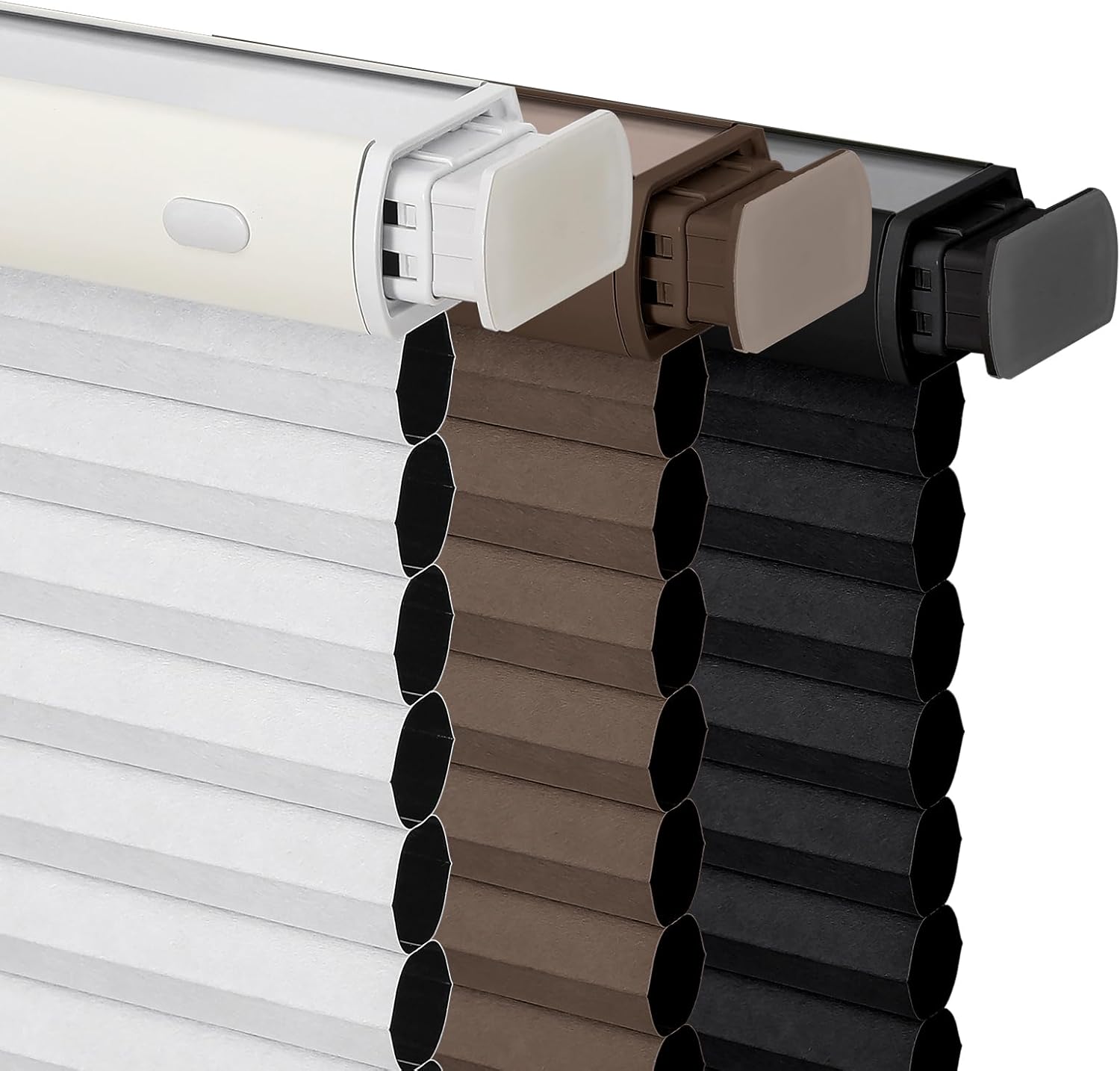 Joydeco No Tools No Drill Window Blinds for Complete Darkness