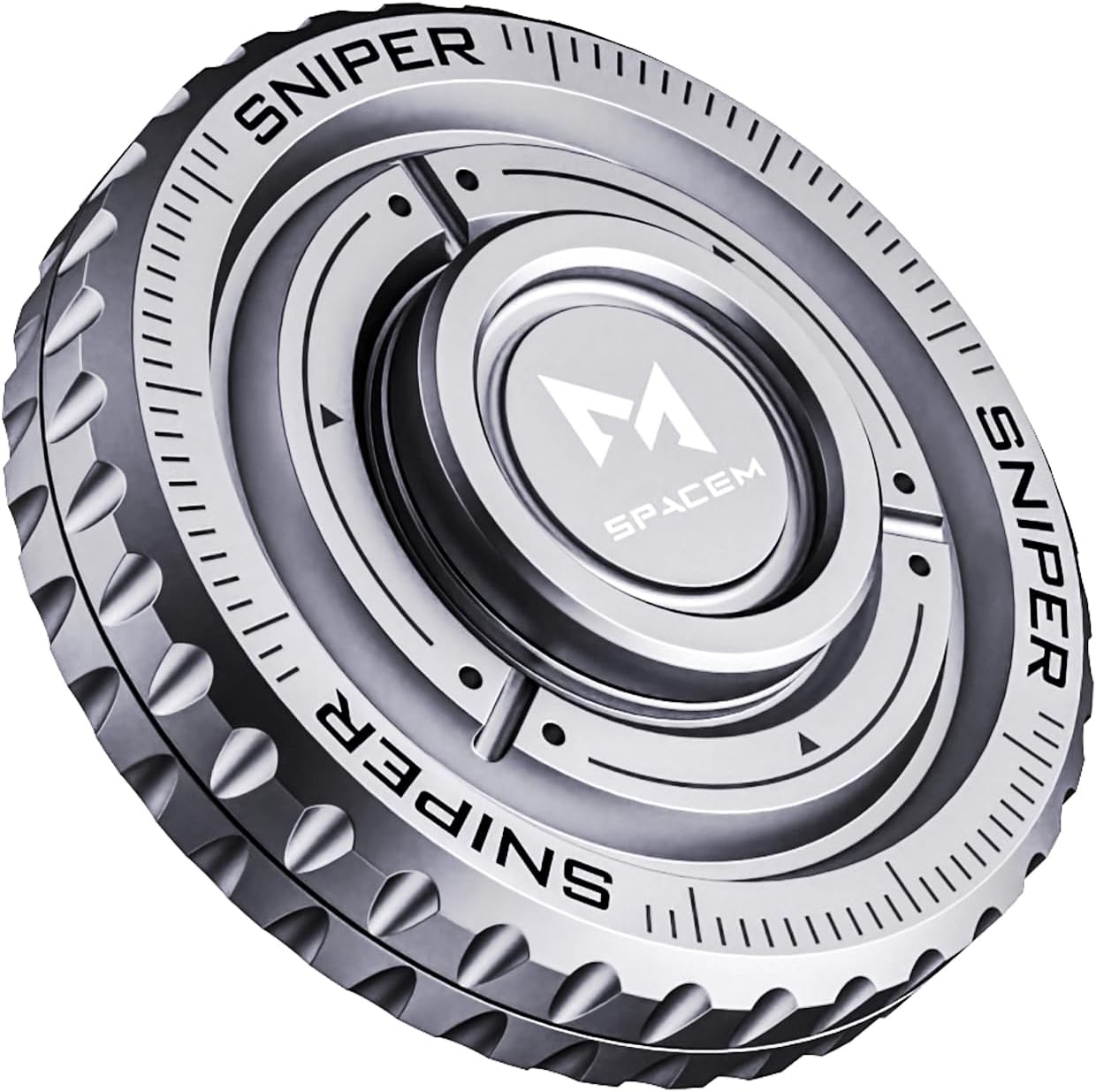 Fidget Spinner 2-in-1 Toy for Stress Relief and Focus