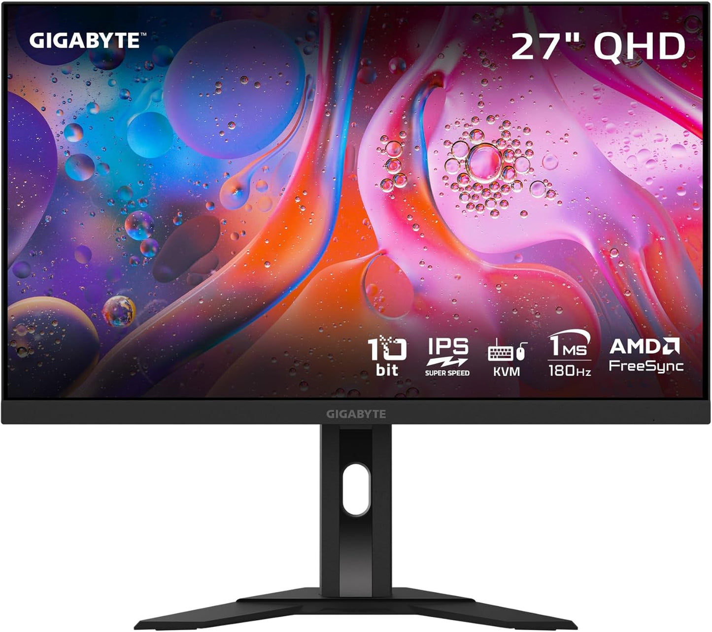 GIGABYTE M27Q Advanced 27in QHD Gaming Monitor with 180Hz Refresh