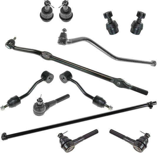 TRQ Front Steering & Suspension Kit for 1997-2006 Jeep Wrangler