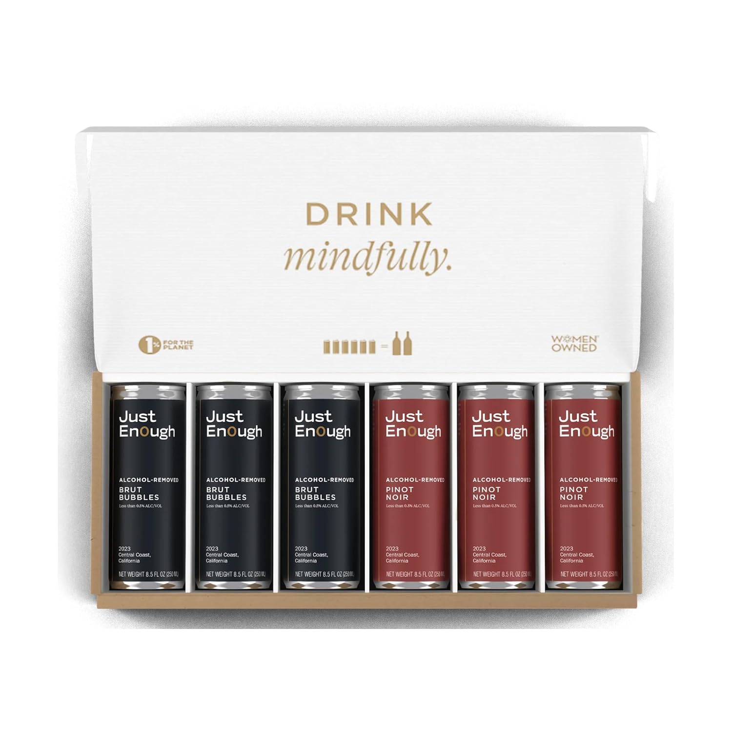 Non-Alcoholic Wine Variety Pack with Brut Bubbles & Pinot Noir