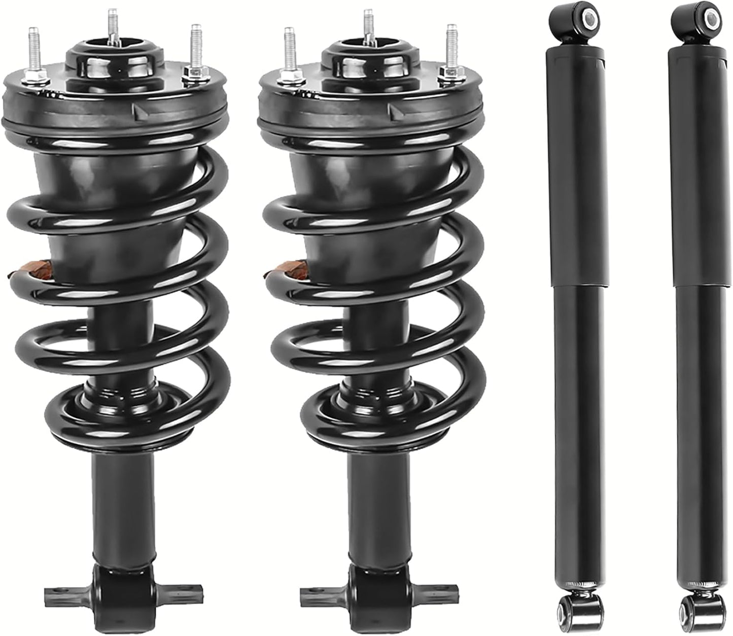 MOSTPLUS Front and Rear Strut Shock Assemblies for GMC Sierra 1500