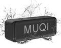 MUQI Waterproof Bluetooth Speaker: 24H Playtime & 10W Stereo Sound