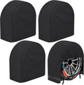 K-Musculo RV Tire Covers 4-Pack 33-35 in - Weatherproof Wheel