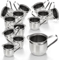 Fit Meal Prep 3 oz Creamer Pitcher [6 Pack] - Stainless Steel Mini